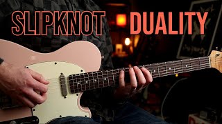 How to Play quotDualityquot by Slipknot  Guitar Lesson [upl. by Jilly212]