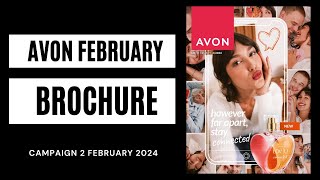 NEW AVON UK FEBRUARY 2024 BROCHURE Avon brochure [upl. by Franklyn]