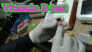 Vitamin D test by finecare machine [upl. by Egon780]