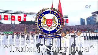 LYRICAL VERSION quotTentera Singapuraquot The Singapore Army  Singaporean Patriotic Song [upl. by Giacinta]