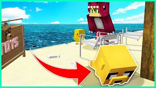 EL MEJOR ESCONDITE EN LA PLAYA  MINECRAFT ESCONDITE [upl. by Assilak947]