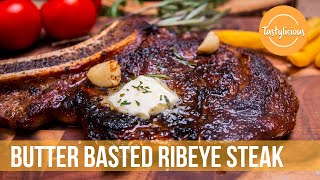 Juicy Cast Iron Ribeye Steak Recipe  Best Cast Iron Ribeye Steak Recipe [upl. by Madai249]