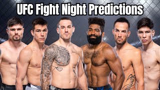 UFC Fight Night Allen vs Curtis Predictions amp Breakdown [upl. by Terrence80]