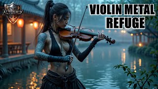 Symphony Violin  Metal Music🎻Awaken Greatness in Silence  Refuge Theme Music [upl. by Yatnuahc]