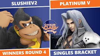 Cavalier Clash 3 Winners Round 4  SlushieV2 DK Vs Platinum V Sephiroth SSBU Singles [upl. by Coumas]