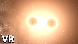 TWO STARS COLLISION IN Virtual Reality  Universe Sandbox 2 VR [upl. by Binni]