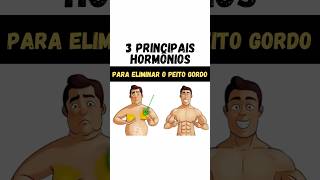 3 principais hormônios para eliminar o peito gordo lipomastia barriga [upl. by Drawyeh]