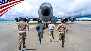 Scramble USAF Crews Rush to Tankers Over 20x Russia Worlds Largest Aerial Refueling Power [upl. by Katlaps]