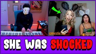 Michael Myers takes song requests on OMEGLE [upl. by Olenolin831]