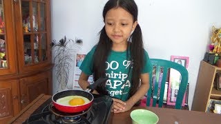 Masak masakan bikin Telur Ceplok [upl. by Dahaf]