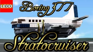 【LEGO】BOEING 377 STRATOCRUISER  Have a pleasant flight [upl. by Romeu]