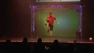 john whetton football freestyle  performance [upl. by Obala]