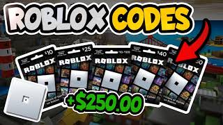 UNUSED FREE ROBLOX GIFT CARD CODES 2024  Free Roblox Promo Codes UPDATE [upl. by Dietrich]