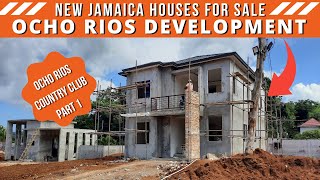 JAMAICA HOUSE FOR SALE at new OCHO RIOS COUNTRY CLUB Jamaica  Gated Community Development St Ann [upl. by Radford]