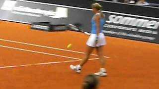 Sabine Lisicki Service game vs Patty Schnyder Porsche Tennis Grand Prix 2009 [upl. by Akcire]