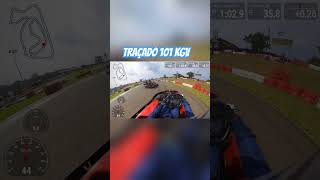 Traçado 101 KGV karting kart race kartodromo pov [upl. by Ammej]