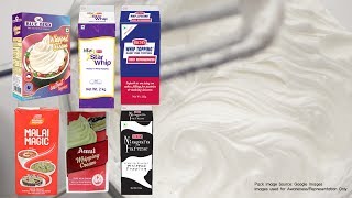 Whipping Creams Brands in India  How to make Whipped Cream Recipe from Powder at Home [upl. by Ardekan]