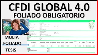 CFDI GLOBAL SIN FOLIADO ¿MULTA 2024 [upl. by Matland258]