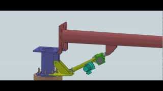 Motorized Self Raising Wind Turbine Tower  Nonhydraulic Tilt up Tower [upl. by Lindemann]