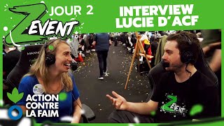 ZEVENT 2021 6  Interview de Lucie Codiasse directrice communication dAction contre la Faim [upl. by Aynotel149]