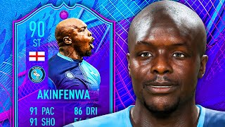 AKINAFENWAAA 🐐 90 End of an Era Akinfenwa Player Review  FIFA 22 Ultimate Team [upl. by Acyssej]