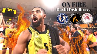 David DeJulius Aris Thessaloniki vs Kolossos  Promitheas  Olympiacos 202425 Highlights [upl. by Aneehsit34]