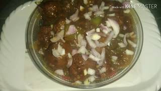 Vegetable Manchurian balls recipe in Hindi [upl. by Auqinot]