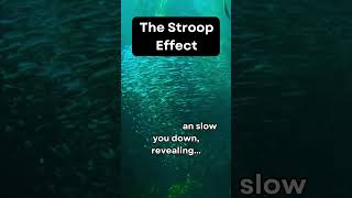 The Stroop Effect How Conflicting Words Slow Your Brain  Quick Psychology Fact [upl. by Jesselyn]