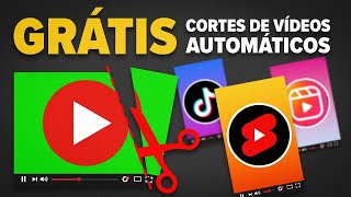 Como fazer Cortes de Podcast Automáticos e de Graça para Vídeos Canais Dark Shorts Reels e TikTok [upl. by Llekim]