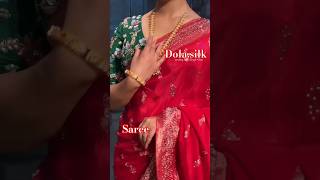 Dola  silk fabric hand wark designer saree [upl. by Sakul250]