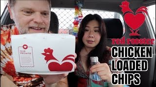 Red Rooster Chicken Loaded Chips Mukbang [upl. by Canon21]