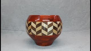 Wood Turning With A Feature Ring [upl. by Kensell]