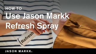 How to Use Jason Markk Refresh Spray [upl. by Atsylak]