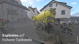 Explosion auf ehemaligem Tankstellengelände in Oberzent [upl. by Oloapnaig]