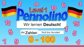 Pennolino DEUTSCH lernen  Die Zahlen 0  100  Zählen Numbers Count Learn GERMAN [upl. by Surbeck427]