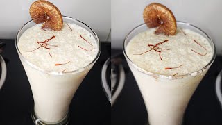 Badam And Anjeer Milkshake  Super Healthy And Super Yummy Badam Milkshake Recipe  Badam Milkshake [upl. by Arobed850]