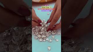 New designer silver fish 🐟 with 65 discount on instant order ytshorts [upl. by Ayerf]