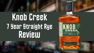 Knob Creek Rye 7 Year Rye Whiskey Review [upl. by Yur409]