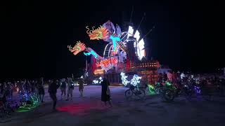 Long Feng Burning Man Art Car Feat Funktion One Vero VX Sound [upl. by Hepzi]