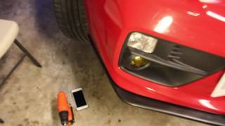 2015 WRXSTI IKON Motorsports 94 Front Lip  Part 2 Install [upl. by Reve]