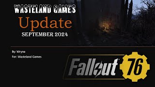 Wasteland Games Update September 2024 [upl. by Cira]