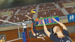 Haikyuu Season 2  Hinata and Kageyama Quick Attack Moments 🔥 [upl. by Laval]