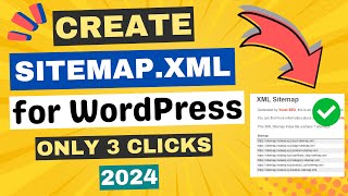 How to Create Sitemap for WordPress Website  in Easiest Way [upl. by Pfister]