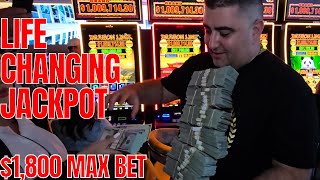 1800 Max Bet WORLD RECORD BREAKING JACKPOT [upl. by Nets]