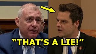 Matt Gaetz Questioning BACKFIRES Spectacularly During Live Congressional Hearing [upl. by Coralyn769]