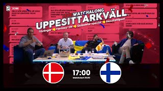 EM 2020 Danmark v Finland  Uppesittarkväll med Eurotalk [upl. by Hasheem]