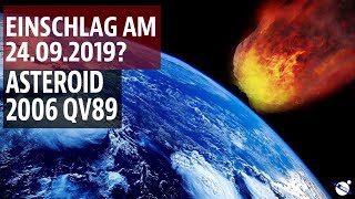 Einschlag am 24092019  Asteroid 2006 QV89 [upl. by Amak]