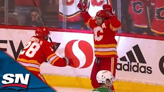 Johnny Gaudreau Buries Rebound to Win Game 7 and Eliminate Stars in Overtime [upl. by Dumanian667]