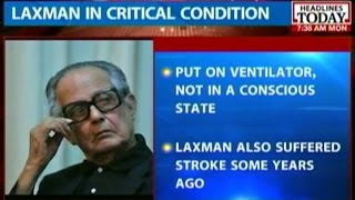 Cartoonist RK Laxman in critical condition at Pune hospital [upl. by Acinomed]