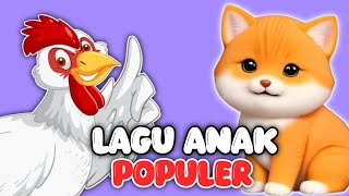 Cicak Di Dinding  Potong Bebek Angsa dan lainnya  Kumpulan Lagu Anak Anak Indonesia Populer [upl. by Orhtej]